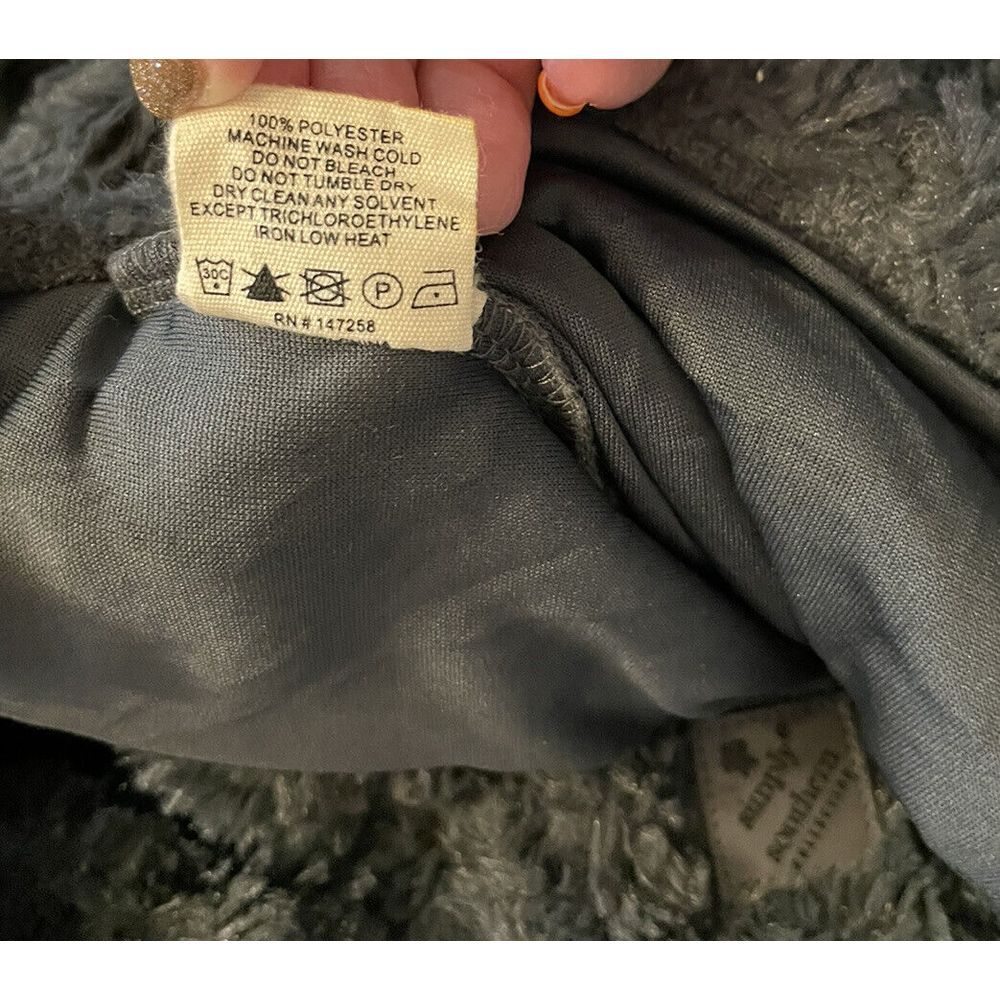 Simply Southern Sz S Gray Sherpa 1/4 Zip Pullover Jacket‎ Pockets - Picture 6 of 8